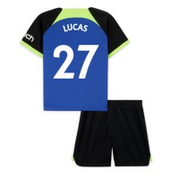 Dres Tottenham Hotspur Lucas Moura #27 Gostujuci za djecu 2022-23 Kratak Rukav (+ kratke hlače)